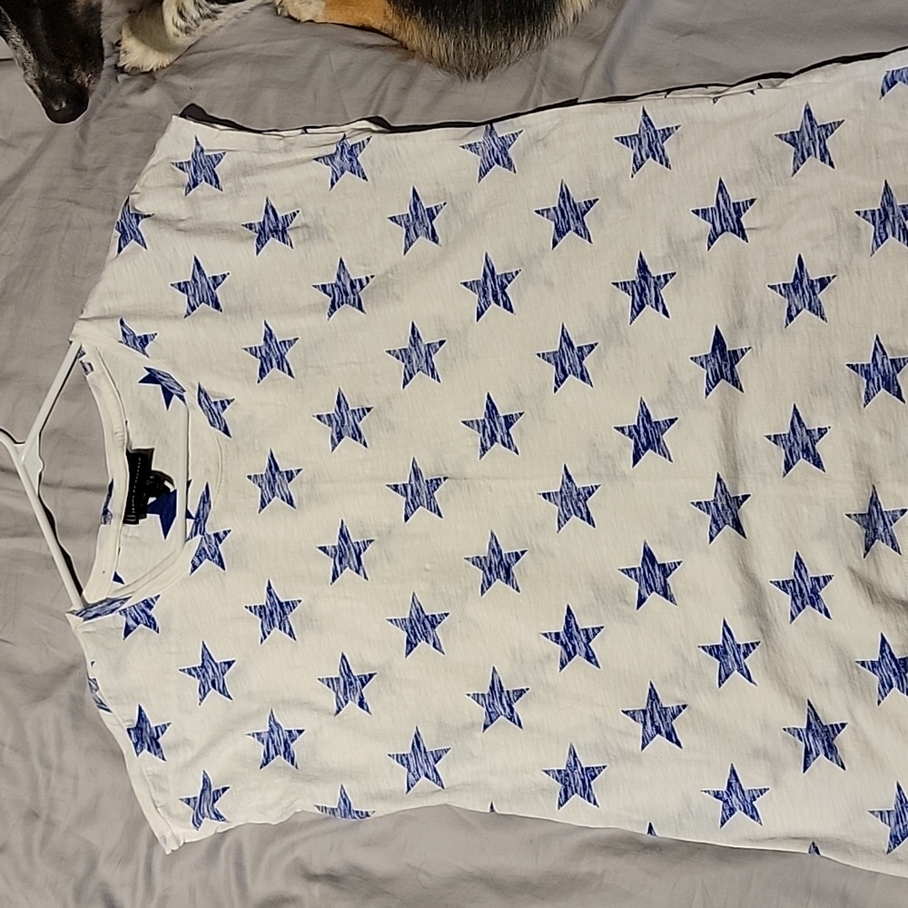 Blue star tee